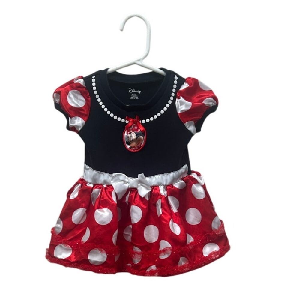 Disney Minnie Mouse Red Dress size 12 months.